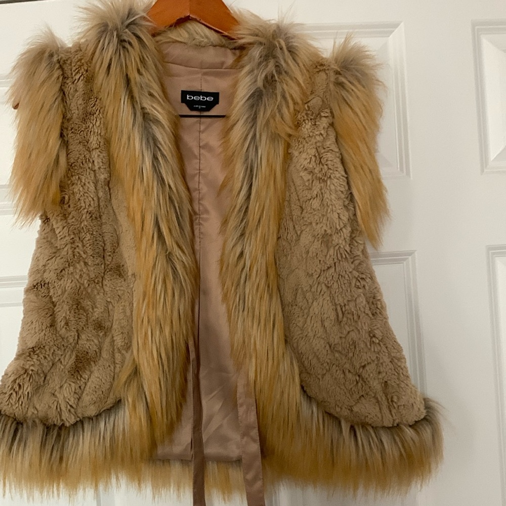 Bebe faux fur vest